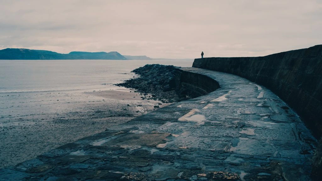 The Cobb at Lyme Regis in late summer evening light